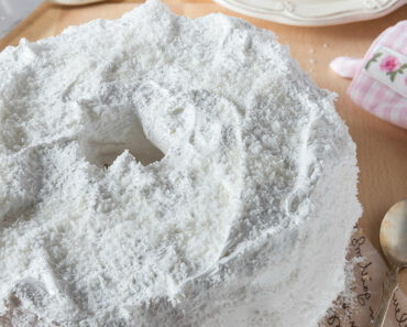 Heavenly Angel Food Cake with Simple Frosting