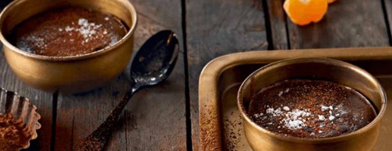 Olive Oil Dark Chocolate Pots