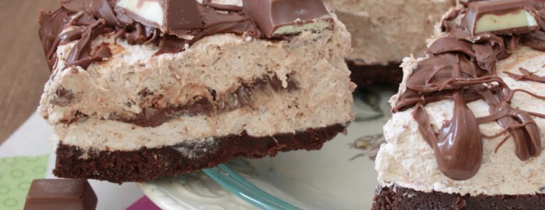 Creamy Kinder Chocolate Cake