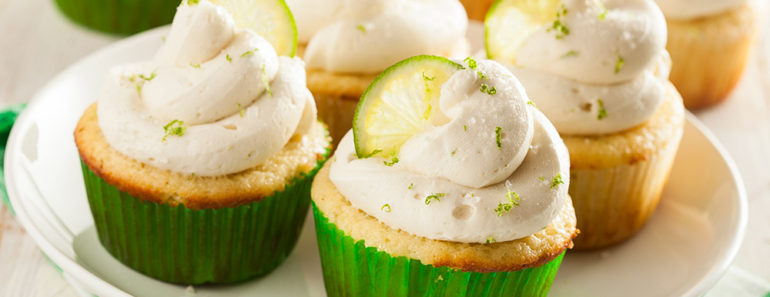 Key Lime Cupcakes with Lime Cream Cheese Frosting