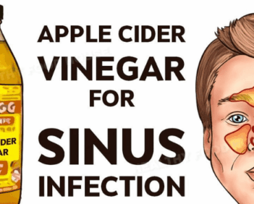Here Is How to Treat a Sinus Infection Within Minutes with Apple Cider Vinegar