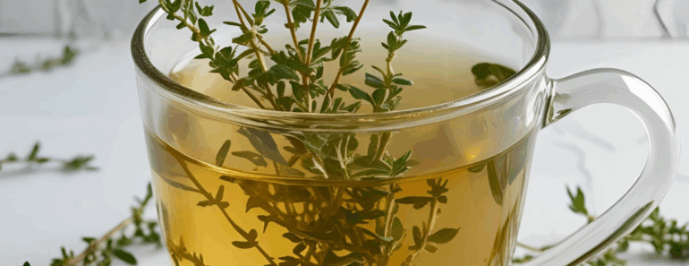 Thyme Tea: A Natural Remedy for Strep Throat, Flu Virus, and Respiratory Infections