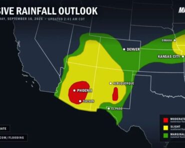 Southwest Under Threat: Flash Flooding Targets Arizona, New Mexico, Utah, and Colorado