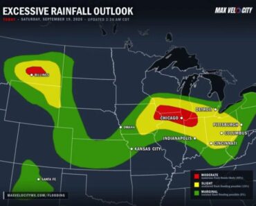 Billings, Montana and Chicago Face Double Threat of Significant Flash Flooding Today — Up to 8 Inches Possible in Montana and 3 Inches Already Fallen Across Eastern Iowa and Northern Illinois Billings, Montana and Chicago Face Double Threat of Significant Flash Flooding Today — Up to 8 Inches Possible in Montana and 3 Inches Already Fallen Across Eastern Iowa and Northern Illinois