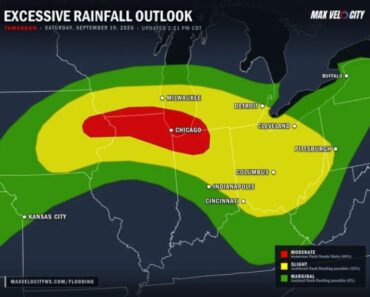 Chicago and Milwaukee Face Dangerous Flash Flooding This Weekend — Rain Rates Topping 2 Inches/Hour; Threat Spreads to Columbus, Indianapolis and Cincinnati Saturday Night Chicago and Milwaukee Face Dangerous Flash Flooding This Weekend — Rain Rates Topping 2 Inches/Hour; Threat Spreads to Columbus, Indianapolis and Cincinnati Saturday Night