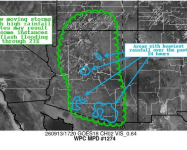 Slow-Moving Storms Could Unleash Dangerous Flash Flooding Across Utah and Arizona