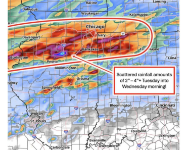 Stalled Front Could Bring Days of Heavy Rain to Chicago, Gary and Northwest Indiana