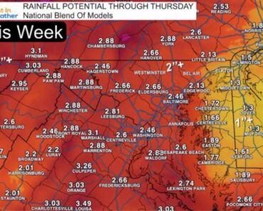 Mid-Atlantic Soaked: MD, VA, PA & DE Brace for 2–3″ Rain This Week—Cooler Air Hits Next Weekend While Texas Stays Scorching Mid-Atlantic Soaked: MD, VA, PA & DE Brace for 2–3″ Rain This Week—Cooler Air Hits Next Weekend While Texas Stays Scorching