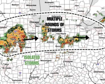 Illinois, Indiana, and Ohio Face a Wet Wednesday With Storms Firing in Rounds