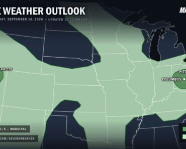 Northern Utah and the Ohio Valley Face a Low but Real Severe Storm Threat