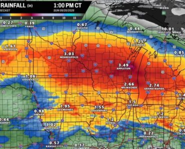 Minnesota, Wisconsin, and Michigan Brace for 2–4 Inches of Rain This Weekend
