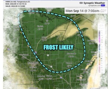 Clear Skies, Calm Winds, Cold Ground: The First Frost Hits WI, MN and Michigan’s UP Tonight
